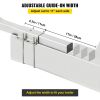Boat Trailer Guide-ons, 2 PCS Rustproof Steel Trailer Guide ons, Trailer Guides with Carpet-Padded Boards, Mounting Parts Included, for Ski Boat