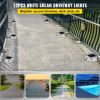 Solar Pathway Lights, 12-Pack, White, Includes Screws, Weatherproof Outdoor Deck Lights, 6 LED, Ideal for Garden Paths, Walkways, Driveways & Steps