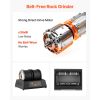 Rock Tumbler Kit, 8 lbs Rock Polishing Kit, 4 Speed Settings 9-Day Polishing Timer Stone Polishing Kit, Double Barrel Rock Polisher with Adapter