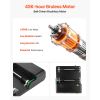 Rock Tumbler Kit, 17 lbs Rock Polishing Kit, 2-Speed Stone Polishing Kit with 240-Hour Polishing Timer, Rock Polisher with Belt-Driven Brushless Motor