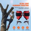Tree Climbing Spikes, 1 Pair Aluminum Climbing Spurs, 350lbs Load Capacity Tree Climbing Gear with Straps and Spike Protectors