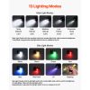 Rechargeable Keychain Flashlight, Mini LED Flashlight with 13 Lighting Modes, Portable Pocket Flashlight with Clip