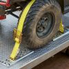 Ratchet Straps, 2 in x 15 ft, 30 Pack E-Track Tie Down Straps, 4400 lbs Break Strength & 1460 lbs Rated Load, Tie Down Ratcheting for Moving, Trailers