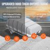 Pontoon Boat Cover, 23'-24' Waterproof Trailerable Pontoon Cover, 800D Marine Grade PU Oxford Fabric, with Motor Cover, 16 Windproof Buckle Straps