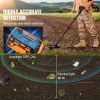 Metal Detector for Adults & Kids, 10 Inch Waterproof Search Coil with LCD Display 7 Modes, Adjustable 41''-52'' Aluminum Stem