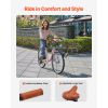 Cruiser Bike, 7-Speed, 26-Inch Pink Beach Cruiser Bike with Large Capacity Basket and Rear Rack, Secure & Sturdy Cruiser Bike with Adjustable Seat