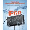 Marine Battery Charger, 3-Bank, 5A 12V Onboard Boat Charger, IP68 Waterproof Smart On-Board Battery Charger, for Lithium-Ion (LiFePO4), NCM