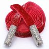 Silver Metallic Drawstring Single-Sided Velvet Decorative Drawstring Hoodies Sweatpants Shorts Replacement Drawstring,Red Silver