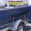Boat Trailer Guide-ons, 2 PCS Rustproof Steel Trailer Guide ons, Trailer Guides with Carpet-Padded Boards, Mounting Parts Included, for Ski Boat