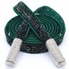 Dark Green Silver Metallic Drawstring Single-Sided Velvet Decorative Drawstring Hoodies Sweatpants Shorts Replacement Drawstring