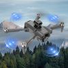 Foldable Quadcopter Drone | Brushless Motors, Large Display Remote Control, 360° Obstacle Avoidance, Optical Flow Hovering Technology