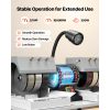 Cabbing Machine, 6" 2/5 HP 1800 RPM Efficient, Lapidary Rock Grinder Polisher With Diamond and Resin Wheels, LED Lamp, Water System