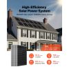 4800W 48V Complete Solar Power Kit, 12*400W Monocrystalline Solar Panels + 51.2V 300Ah LiFePO4 Battery + 48V 10KW Hybrid Inverter