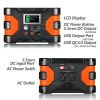 150W Portable Power Station&60W Solar Panel;  FlashFish 45000mAh Solar Generator with 60W 18V ETFE Portable Solar Panel;  Flashfish Foldable Solar Cha