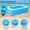 Inflatable Pool for Adults 103*69*24inch Family Swim Play Center Pool Blow up Kiddie Pool for Family Inflatable Lounge Pool