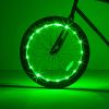 LED Bicycle Wheel Light Accessory – Waterproof Tubing, Fits 20-29 Inch Wheels, Battery Operated, Green – 1 Pack