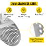 Metal Detector Sand Scoop, Stainless Steel Metal Detecting Beach Scoop Scoops, 10 MM Hole Beach Metal Detector Scoop Shovel