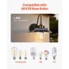 Solar Outdoor Barn Light, 3 Lighting Modes and Motion Sensor, 1-Pack Gooseneck Light Fixture,Farmhouse Wall Sconce, with E26 Bulb Compatible