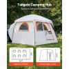 Large SUV Tent for 6 Person, 10 x 9 FT 3-Season SUV Tailgate Tent with Ventilated Doors & Mesh Windows
