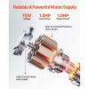 Deep Well Submersible Pump, 1 HP Output Power, 115V, 31.7 GPM Flow 207 ft Head, with 32.81 ft Cord External Control Box, Stainless Steel Water Pump
