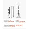 Double Shepherds Hooks for Outdoor, 8 Pack 76 Inch Heavy Duty Bird Feeder Pole, 3/4 Inch Thick Garden Hooks for Hanging Hummingbird Feeder