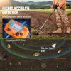 Metal Detector for Adults & Kids, 8 Inch Waterproof Search Coil with High Accuracy Pointer Display, Adjustable 38''-49'' Gold Detector