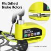 Motorcycle Disc Lock Alarm Anti-theft Brake Disc Lock Wheel Alarm Security Lock with 110dB Alarm 2 Keys 3.94FT Reminder Cable for Motorbike Bike Scoot