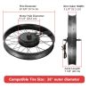 E-Bike 26 INCH Fat Front Wheel Conversion Kit 48V 1500W