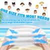 2pcs Silicone Swim Cap for Women Men, High Elasticity Comfortable Non-Slip Swimming Cap for Girls & Boys