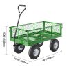 900 Lbs Steel Garden Cart on Wheels, Heavy Duty Pullable Garden Wagon Yard Cart