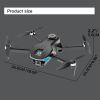 XS8-Drone with HD Dual Camera for Beginners, Large Remote Screen & Body LCD Display, Brushless Motors, Optical Flow Stability
