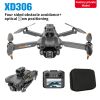 Foldable Quadcopter Drone | Brushless Motors, Large Display Remote Control, 360° Obstacle Avoidance, Optical Flow Hovering Technology