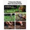 Metal Detector for Adults, 10", Professional High Accuracy Gold Detector, IP68 Waterproof Search Coil with Display, Headphones, 5 Modes