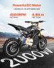 2000W Electric Brushless DC Motor Kit - 60V 4500rpm Motor with Upgraded Speed Controller for Go Karts E-Bike Motorcycle Scooter