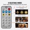 Solar Outdoor String Lights, 100FT, 2700K Dimmable Patio Lights with Remote Control, 50 Solar Powered LED G40 Bulbs