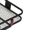70" x 30" x 6", Hitch Cargo Carrier, 500 lbs Capacity Hitch Cargo Carrier with Ratchet Straps & Cargo Bag
