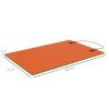 9' x 6' Lily Pad Water Mat for 2 Adults, Floating Water Pad for Lake, Pool, Ocean, Beach, and Boating, Orange