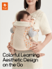 Ergonomic Backpack Carrier for Newborns, Infant Carrier with Waist Bench/Buttock Seat/Buttock Support. Multifunctional Kangaroo Carrier