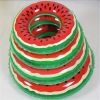 1pc Inflatable Watermelon Swimming Ring; Thickened PVC Fruit Swimming Ring; Inflatable Children's Swimming Ring For Beach