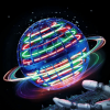 Flying Orb Ball Toy; Magic Hand Controlled Spinner Mini Drone; Fly Orb With 360° Rotating Spinning LED Light Christmas Or New Year Gifts