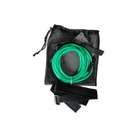 4m Swimming Elastic Training Belt Resistance Safety Strap With Mesh Packaging; Swimming Training Accessories (Color: Green)