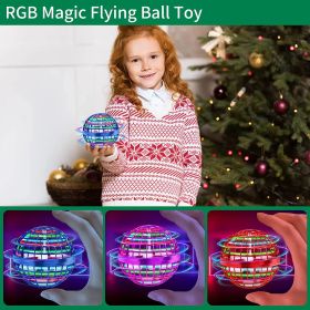 Flying Ball Toys;  Hover Orb;  2022 Magic Controller Mini Drone;  Boomerang Spinner 360 Rotating Spinning UFO Safe for Kids Adults (Color: Blue)