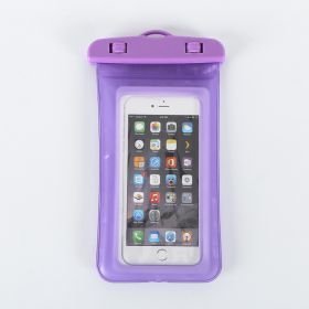 IP68 Universal Waterproof Phone Case Water Proof Bag Swim Cover For ; iPhone 13 12 11 Pro Max X XS Samsung S22 Ultra Xiaomi Huawei (Color: Purple)