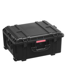 Weatherproof Hard Case, Heavy Duty Protective Dry Box Case with Pre-cut Foam, Wheels & Retractable Pull Handles for Travel, Hunt, Military, Tactical (Box Capacity: 3.1-3.9 cu.ft)