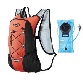 Hydration Backpack with 2L TPU Water Bladder, Hydration Pack Backpack, Lightweight Hiking Water Backpack for Men Women, Hydro Water Daypack for Hiking (Type: Lightweight, Color: Orange)
