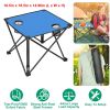 1Pc/2Pcs Options -- Foldable Camping Table Portable Picnic Table Lightweight Travel Desk with 2 Cup Holders Carrying Bag