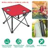 1Pc/2Pcs Options -- Foldable Camping Table Portable Picnic Table Lightweight Travel Desk with 2 Cup Holders Carrying Bag
