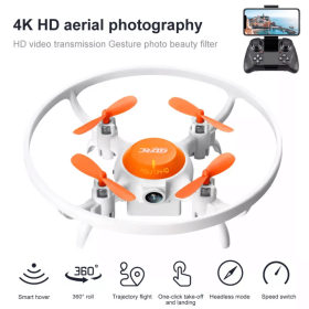 4DRC V5 Kids and Beginners Mini RC Drone V5 RC Quadcopter with 1080P HD Wide Angle Camera,Drones suitable for children and beginners (Color: ORANGE(Camera))