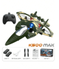 A set of four-rotor drone fighter jets, equipped with a remote control, featuring one-key takeoff/landing, 360° flipping and hovering