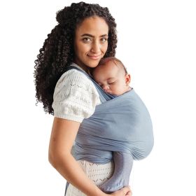 Baby Wrap, Buttery-Soft Baby Carrier Newborn to Toddler 8-25 Lbs., Lightweight & Hands-Free Breathable Summer Carrier (Color: Coastal)